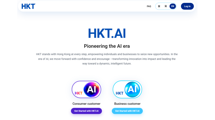 HKT unveils self-developed AI platform HKT.AI One-stop hub for global AI resources, advancing “AI for All” in Hong Kong