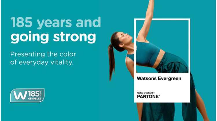 Watsons Unveils “Watsons Evergreen” with Pantone to Celebrate 185 Years of Trusted Care and Everyday Vitality