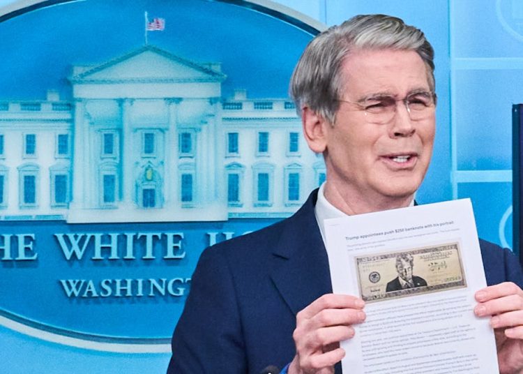 Featuring Trump on US coins and bills would put America in rare company